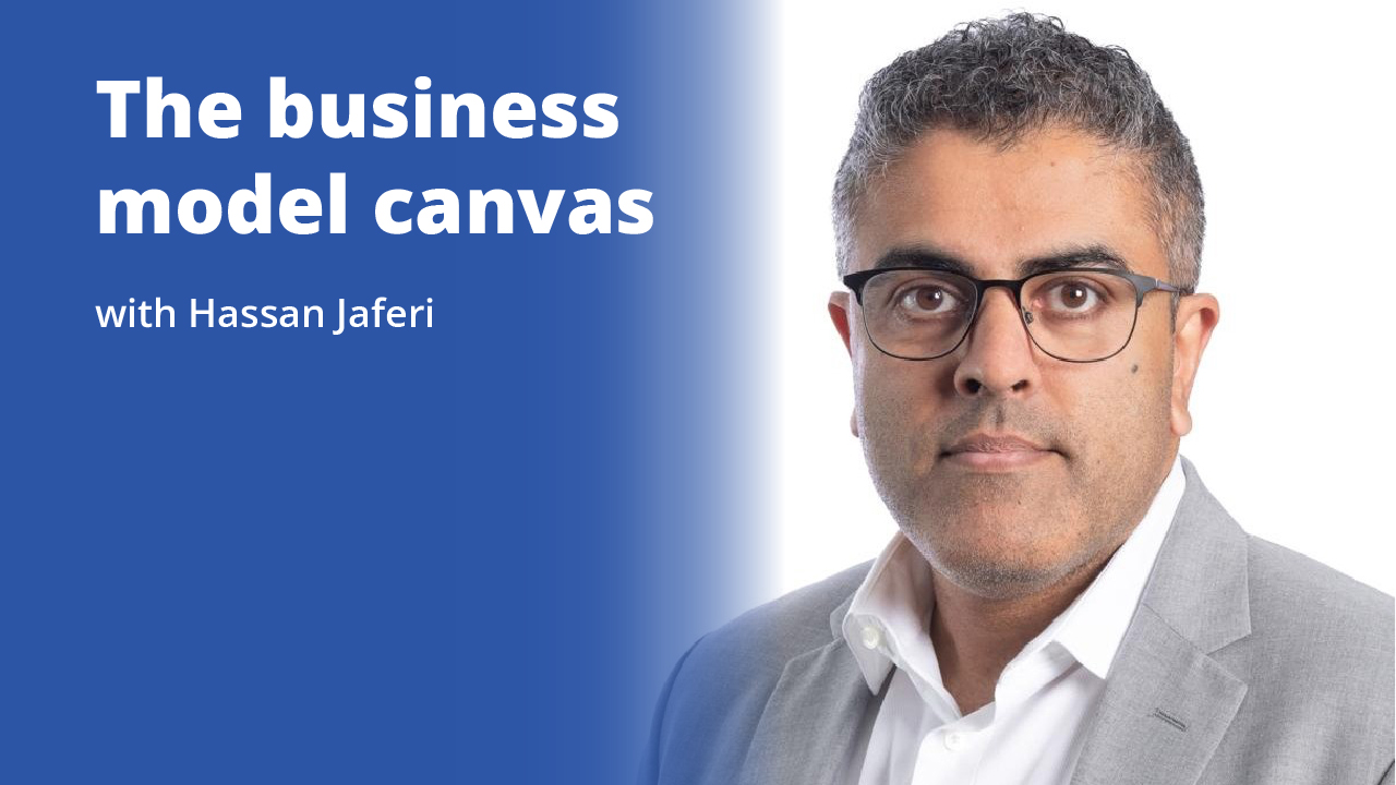 The business model canvas with Hassan Jaferi | Promotional image