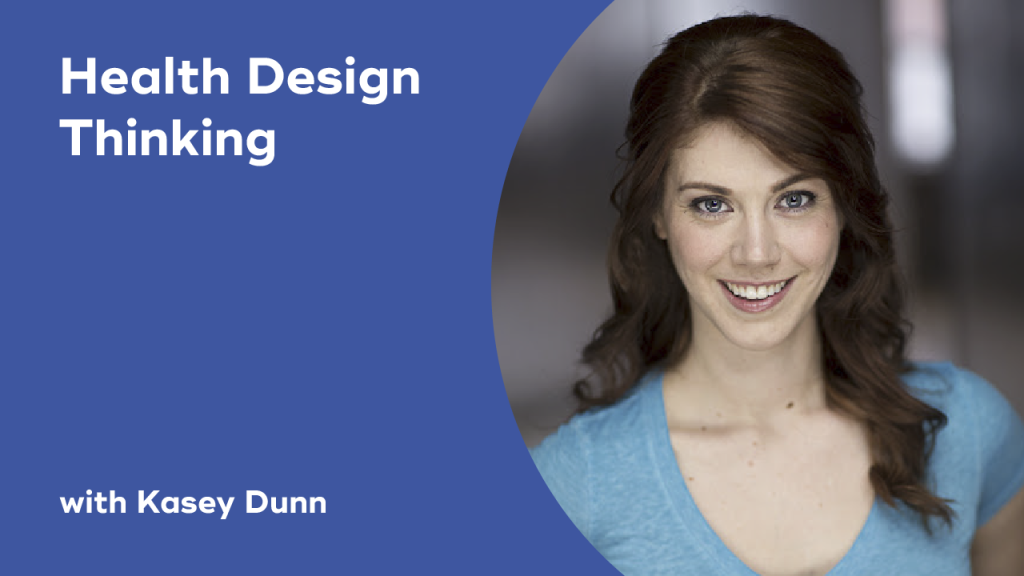 Promotional image for Medventions Lecture titled Health Design Thinking with Kasey Dunn