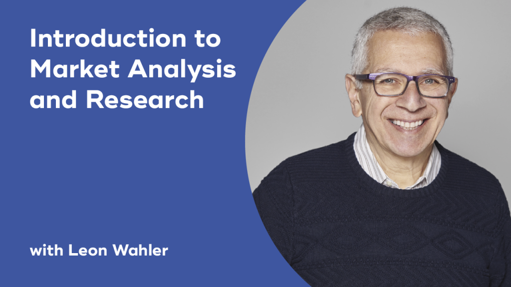 Promotional image for Medventions Lecture titled Introduction to Market Analysis and Research with Leon Wahler